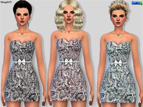 The Sims Resource Sims 4 Secret Sequin Dress