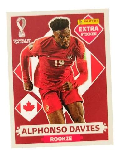 Figurinha Extra Copa Alphonso Davies Rookie Bordo Parcelamento