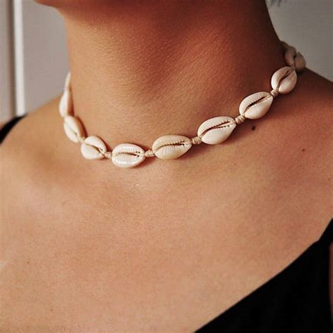 This Cowrie Shell Necklace Inspired By The Cowrie Shell From Natural