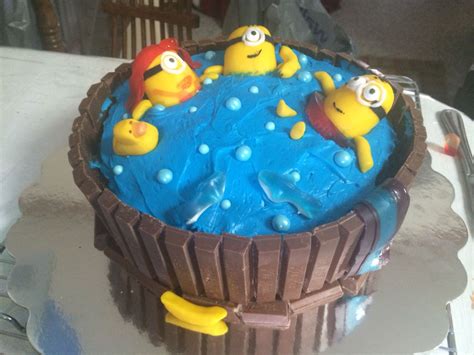 Minion Hot Tub Kit Kat Cake Kit Kat Cake Cupcake Cakes Party Cakes