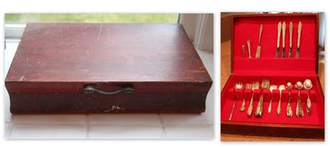 Old Silverware Box Makeover Diy Silverware Makeover Diy Design