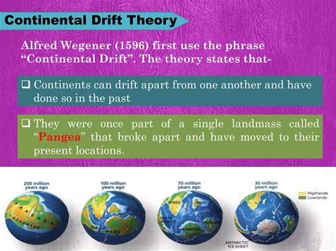 Continental Drift Andand Sea Floor Spreading Ppt