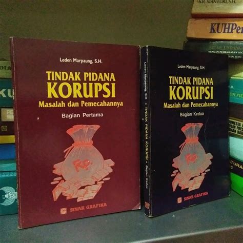 Jual Buku Original Tindak Pidana Korupsi Masalah Dan Pemecahannya