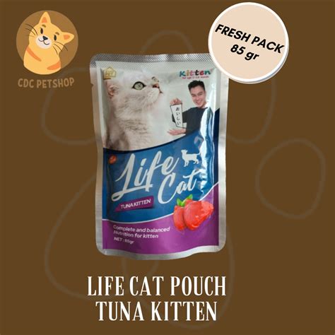 Jual Life Cat Pouch 85gr Rasa Tuna Kitten Shopee Indonesia