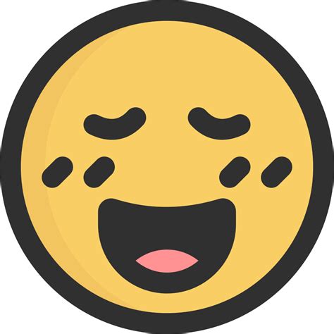 calm emoji emoticon face emotion mood peace icon