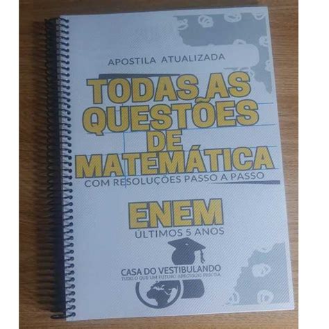 Questões Matemática Enem Por Assunto Pdf - APOSTILA DE MATEMÁTICA ENEM 2025 - SEPARADA POR ASSUNTO - QUESTÕES COM ...
