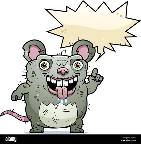 A cartoon illustration of an ugly rat talking Stock Vector Image & Art ...