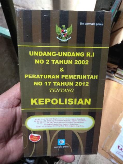 Jual Undang Undang Republik Indonesia Nomor 2 Tahun 2002 Tentang