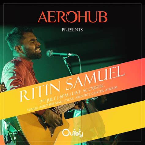 Ritin Samuel Live Performance At Aerohub Mall Chennai