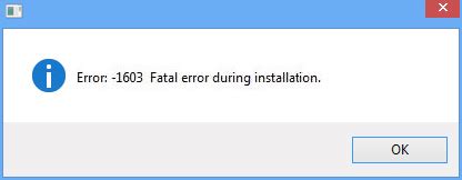 How To Troubleshoot MSI Error 1603 Fatal Error During Installation