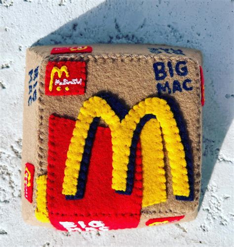 lucy sparrow exhibits her entirely felt-made mcdonald's in miami