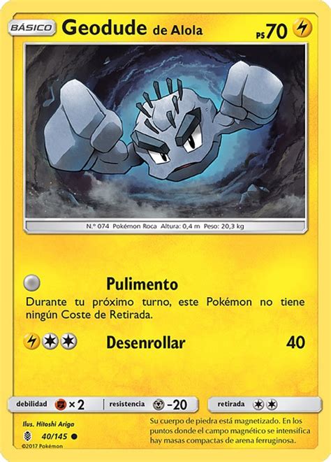 Geodude De Alola Albor De Guardianes Tcg Wikidex La Enciclopedia