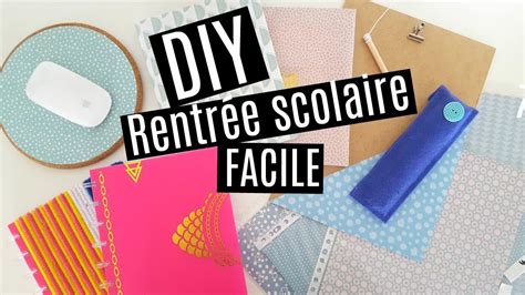 Diy Faire Pour La Rentr E Des Classes Youtube