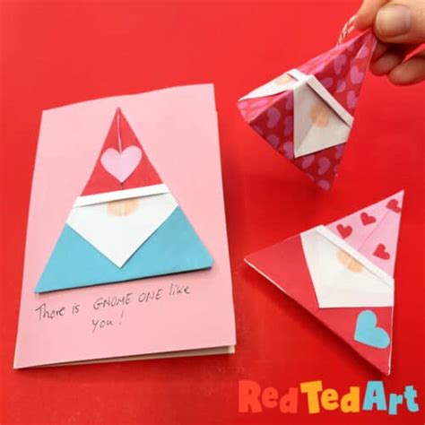 Adorable Valentines Origami Projects for Kids of all ages - Red Ted Art ...