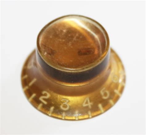 Vintage 1960 S Gibson Gold Reflector Knob Sg Es 1962 1970 S Reverb