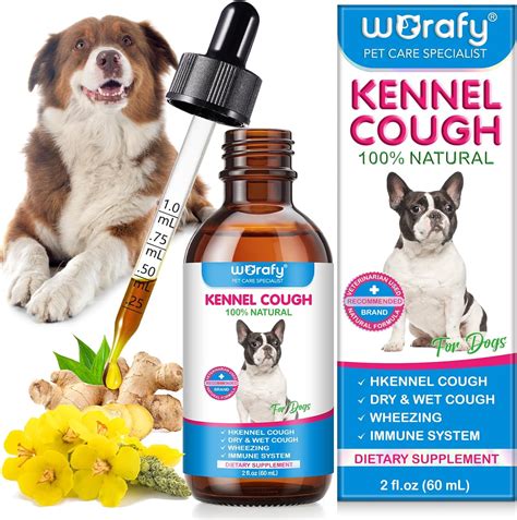Kennel Cough 60ml, Dog Cough Treatment, for Dry & Wet Cough, Wheezing