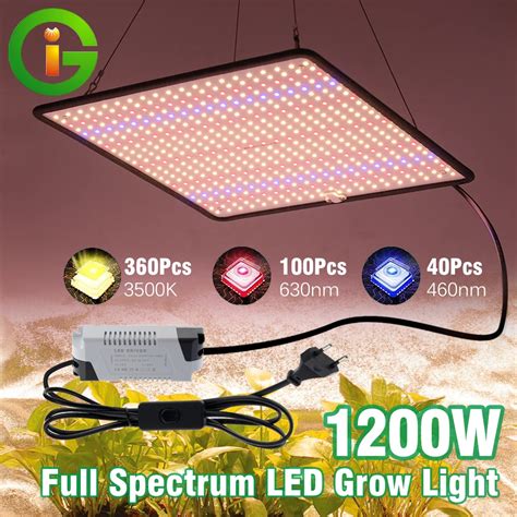 1200W LED Grow Light Full Spectrum SMD2835 Chips Phytolamp Boards For