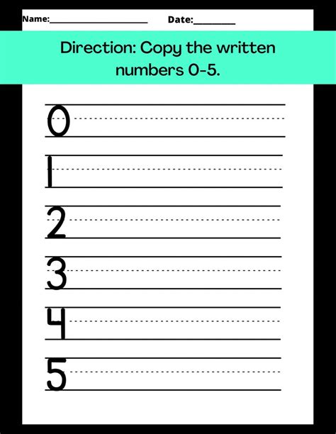 Number Writing Worksheet In 2022 Writing Worksheets Writing Numbers