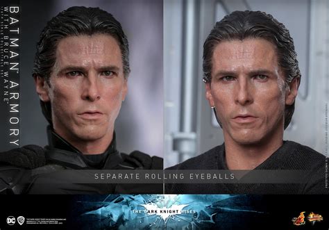 Hot Toys Batman Armory With Bruce Wayne Figure Sixth Scale Limited Collectible Mms Comic