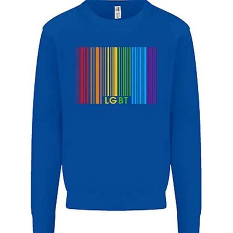 Lgbt Barras Orgullo Gay Día Conciencia Hombre Jersey Sudadera eBay