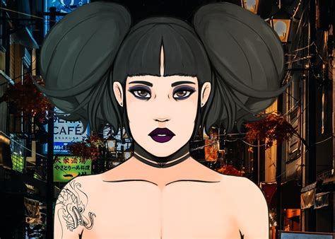 City At Night By Becsantus Hentai Foundry