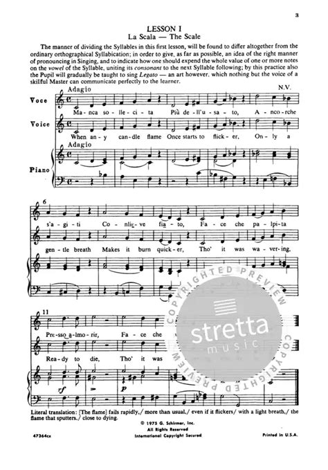 Practical Method Of Italian Singing Von Nicola Vaccai Im Stretta