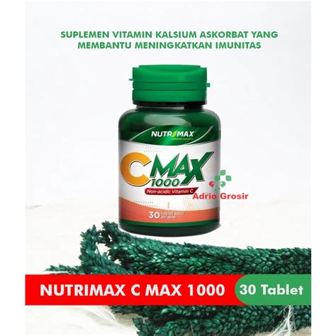 Nutrimax C Max Tablet Adrio Grosir