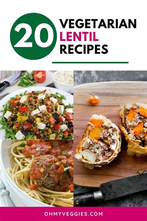 20 Delicious Vegetarian Lentil Recipes | Oh My Veggies