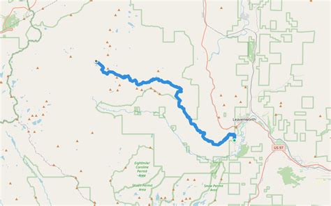 Icicle Ridge Trail Hiking Leavenworth Washington Pacer