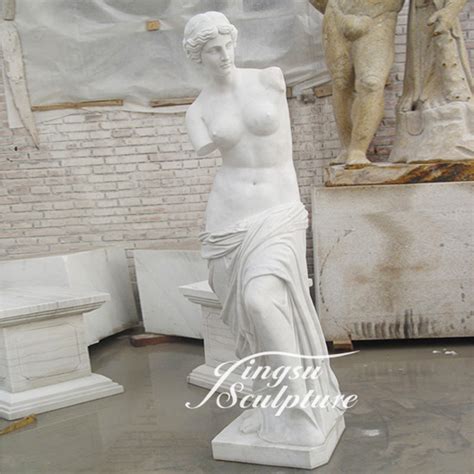 Famous Design Life Size Woman Nude Statue White Marble Venus Statue China Woman Statue And Fat
