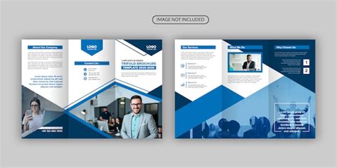 Premium Vector Corporate A Trifold Brochure Template