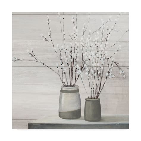 Trademark Fine Art Pussy Willow Still Life Canvas Art Walmart