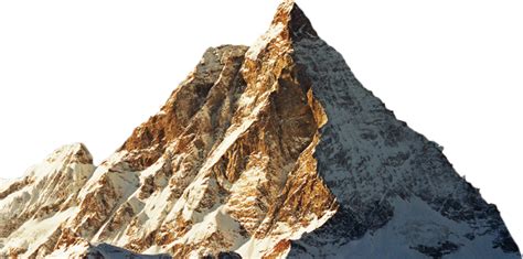 Mountain With Snow PNG Image | Collage art, Collage art projects ...