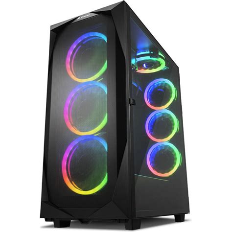 Caixa E ATX Sharkoon REV300 Tower Preto