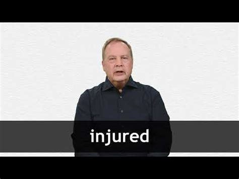 how to pronounce injured