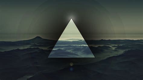 Wallpaper Triangle Light Dark 1920x1080 Wallhaven 606561 Hd