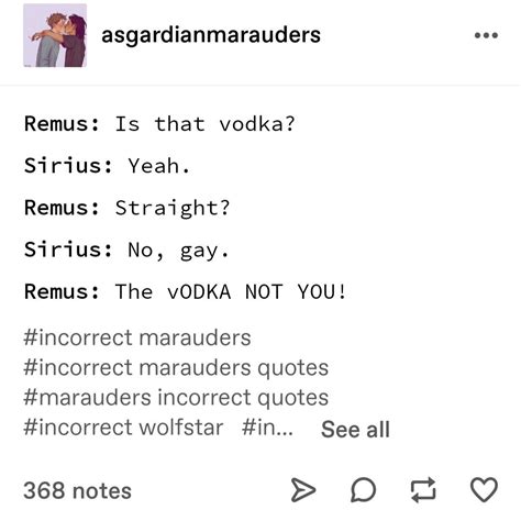 Incorrect Wolfstar Quotes Gay Harry Potter Harry Potter Headcannons Harry Potter Obsession