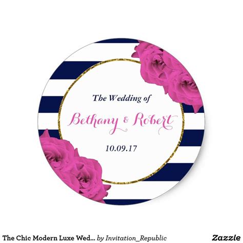 Flower Wedding Stickers Labels 9 000 Results Zazzle Wedding