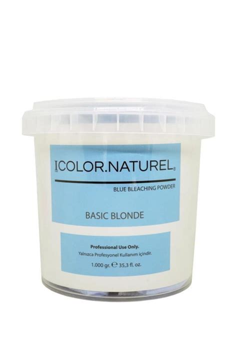 Color Naturel Basic Blonde Toz Açıcı Mavi 1000 G Fiyatı Yorumları