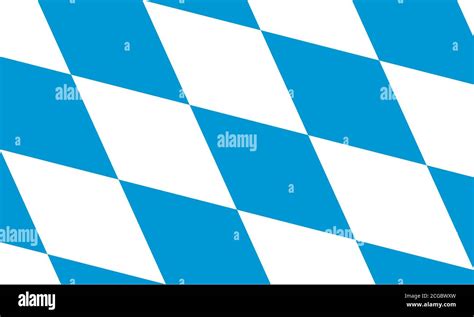 Flag Of Bavaria State In Germany Stock Photo Alamy