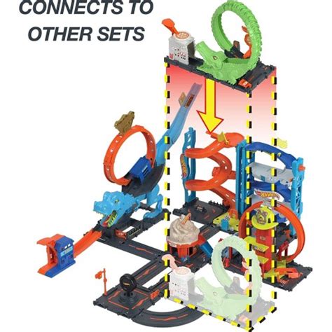 Mattel Hot Wheels Track Set With Car Adjustable That Connects Hdr Hkx Toys Shop Gr