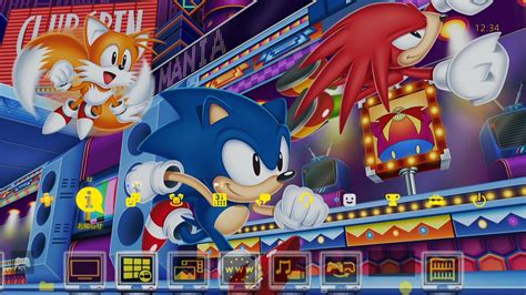 X Sonic Mania Hd Background Coolwallpapers Me