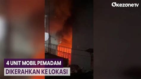 Api Lalap Rumah Berlantai Dan Unit Motor Di Penjaringan Video