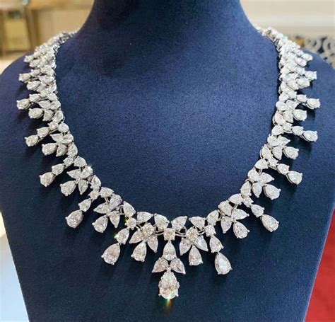 Pin By Manoj Kadel On Diamond Necklaces Colour Stone Perls Jewellery