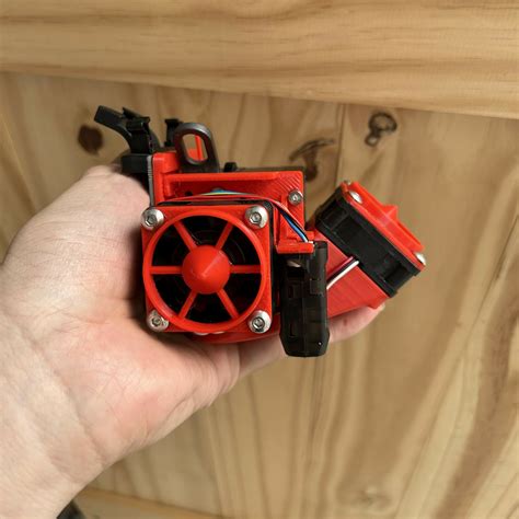 Archivo STL ENDER S S Pro CR DUAL Mm FAN HOT END DUCT PRINT NO SUPPORT Modelo Para