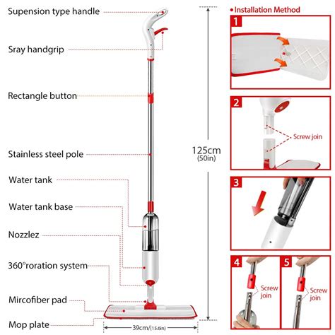 Mua Mastertop Spray Mop 500 Ml Mop With Spray Function For Floor