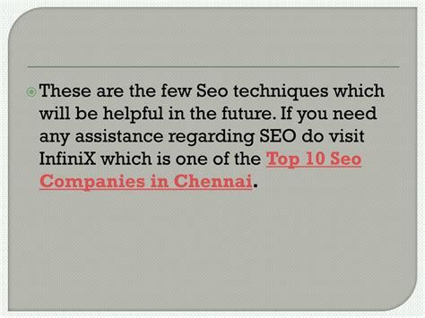 PPT - Predicting the Websiteâ€™s future with some important SEO