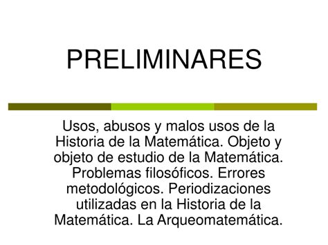 O Que E Preliminares - (PDF) Preliminares