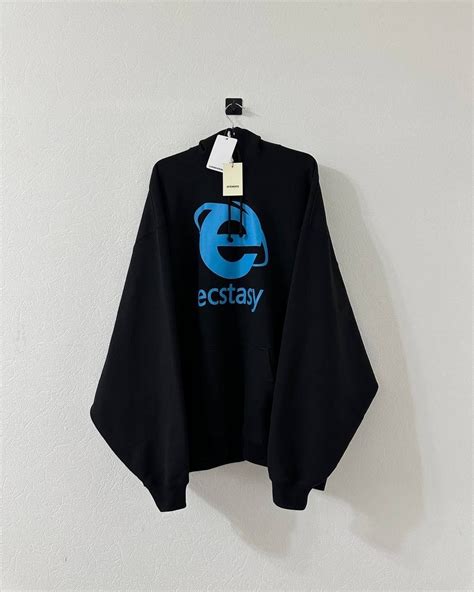 Vetements Vetements Ecstasy Black Hoodie Grailed