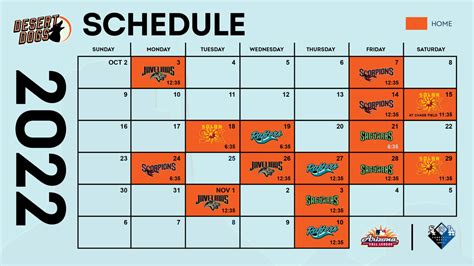 October Schedule | Camelback Ranch | MLB.com